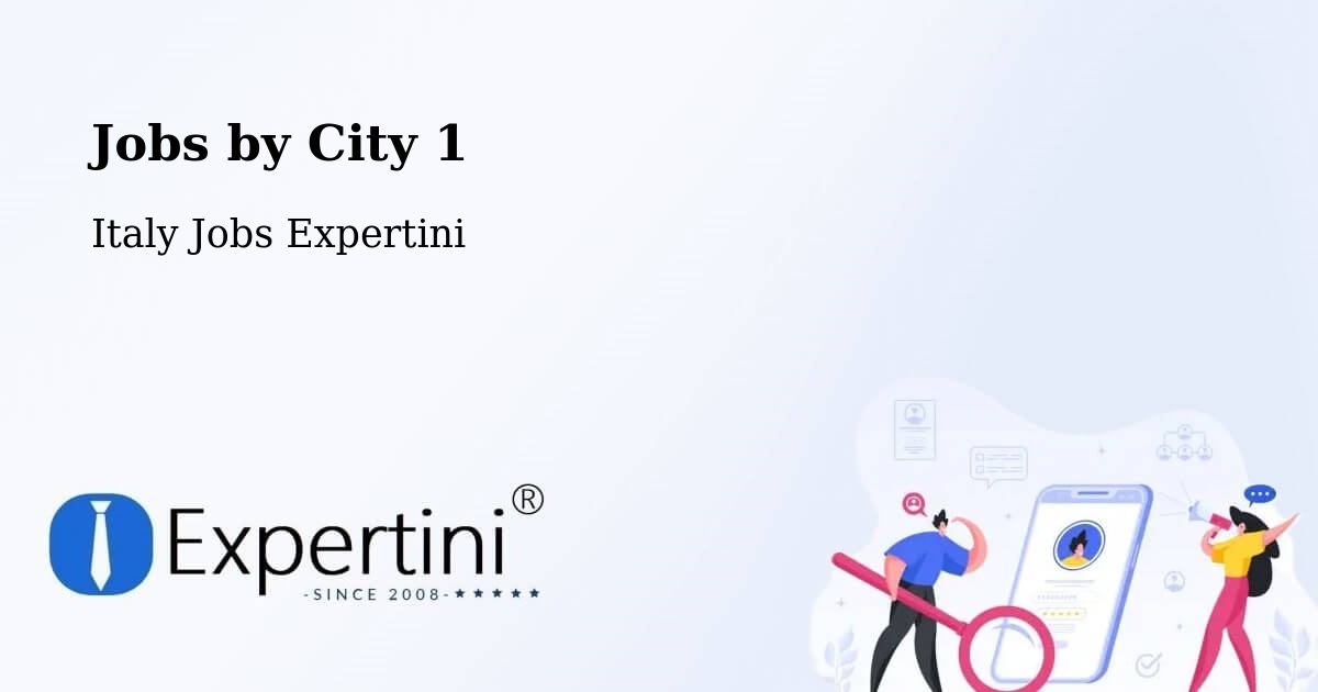 City Jobs in Italy - Expertini